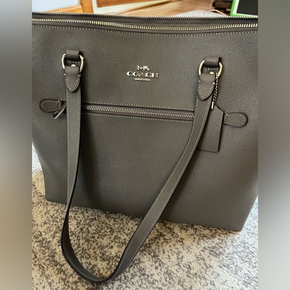 Coach Grey Shoulder Tote